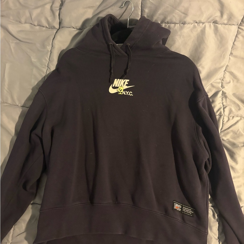Nike Men's Dark Purple Hoodie